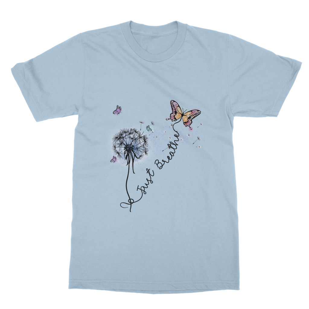 Just Breathe Butterfly T-Shirt Dress