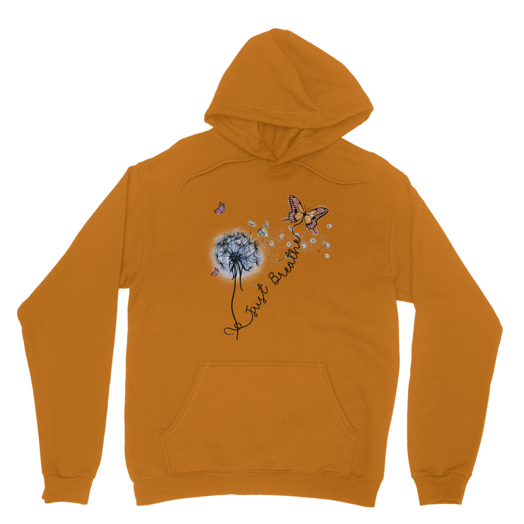 Just Breathe Butterfly Classic Adult Hoodie